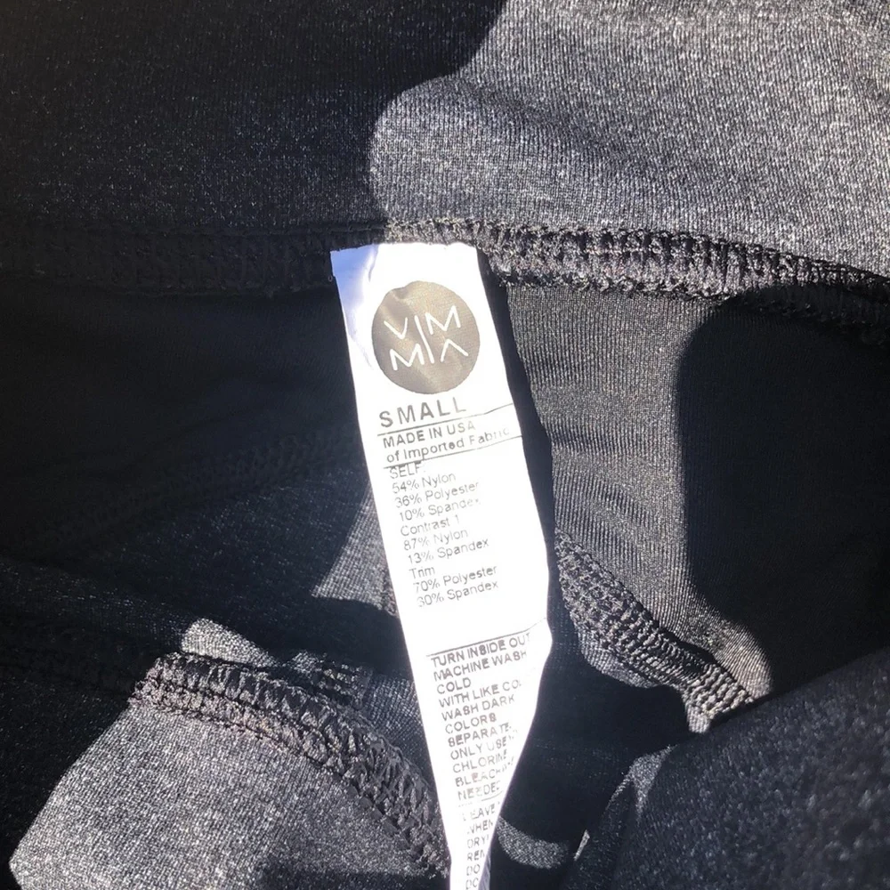NWT Vimmia Hustle Leggings In Charcoal Heather Size Small - Picture 10 of 16